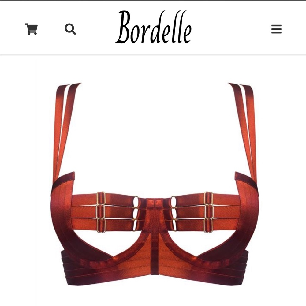 Bordelle - Tomoe bodice bra NWT - Size LL